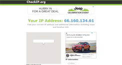 Desktop Screenshot of checkip.org
